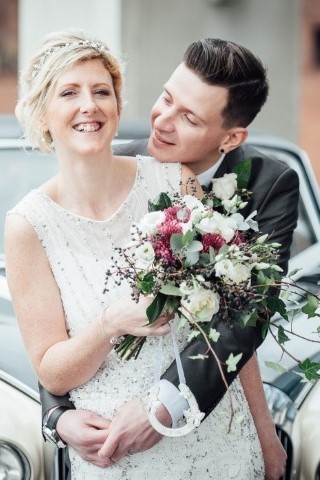 Wedding Flowers Liverpool, Merseyside, Bridal Florist,  Booker Flowers and Gifts, Booker Weddings | Tina and John